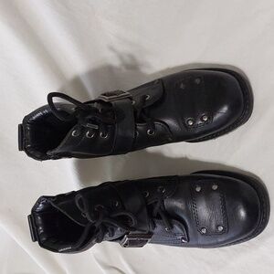 Martio biker leather boots size 7.5